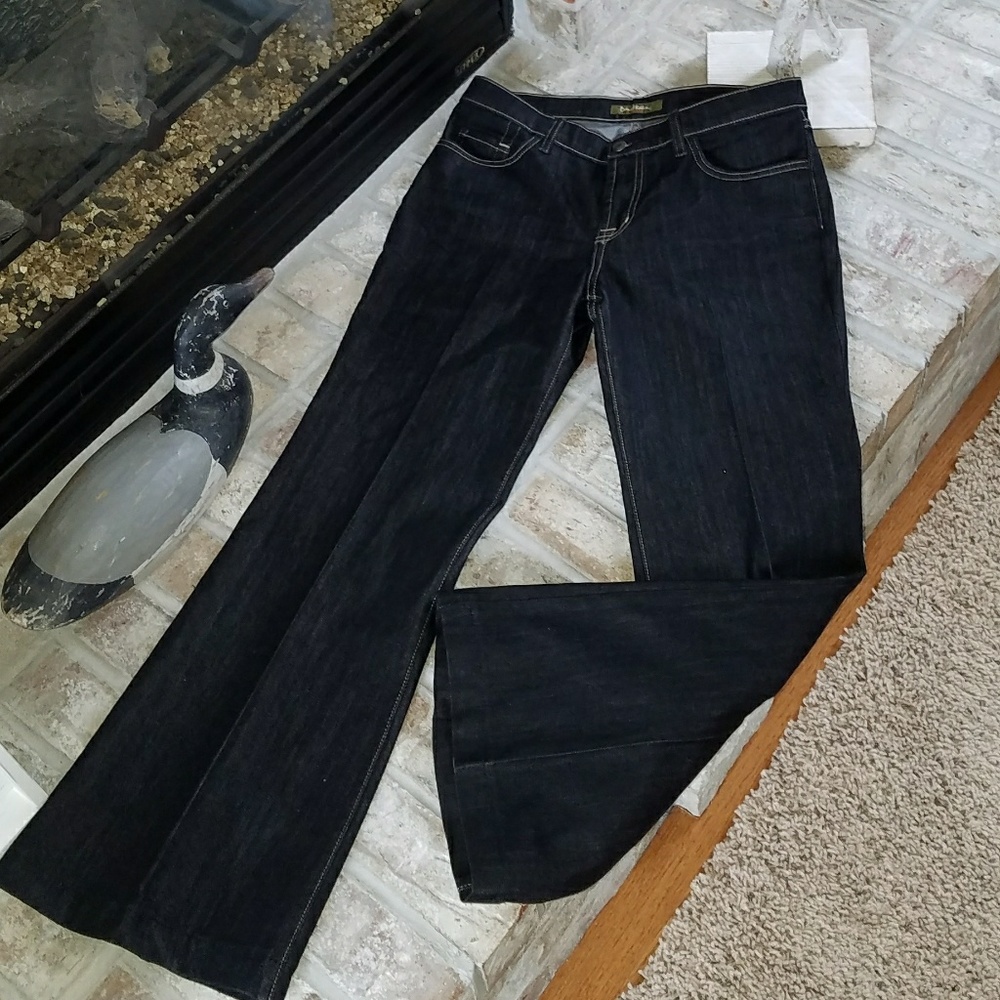 David Khan Shasta Denim Wide Leg Trouser Jeans